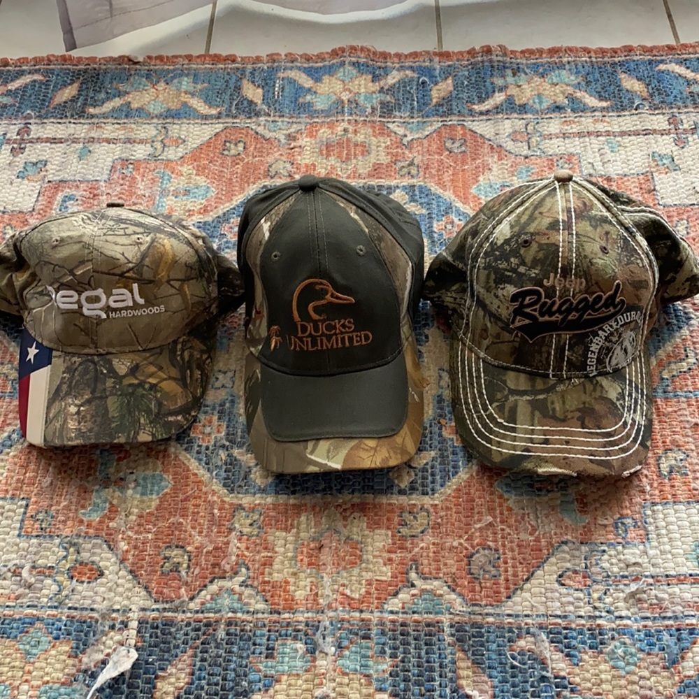Camo Hat Trio